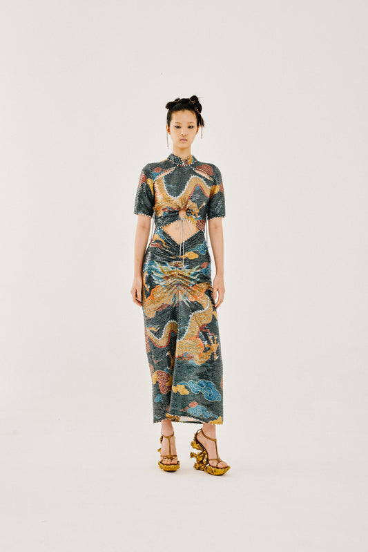 KASHGAR CHINESE LONG DRESS