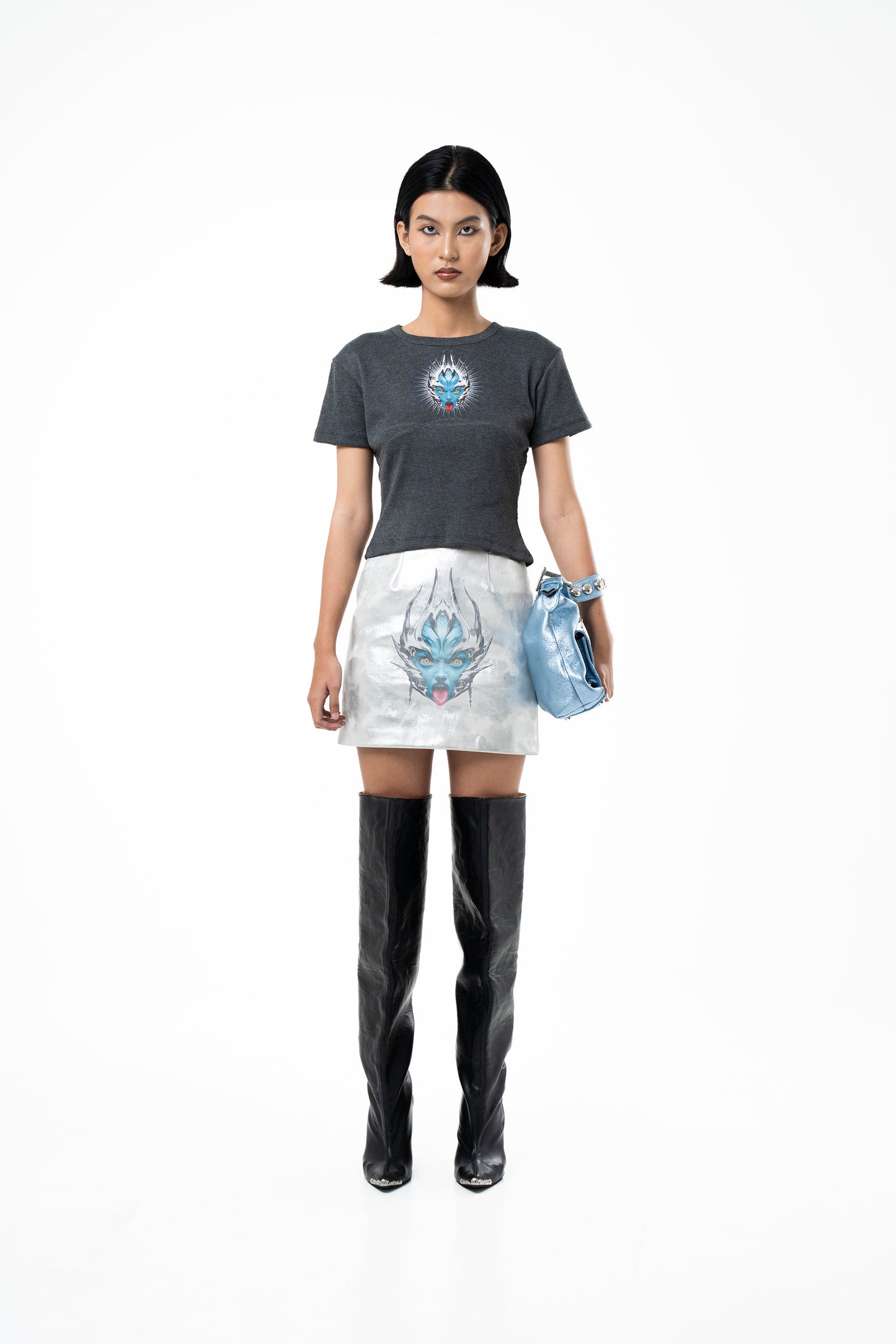 'Cyborg' Fitted Tee