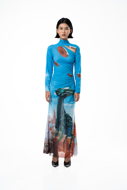 'Dune' Long Dress