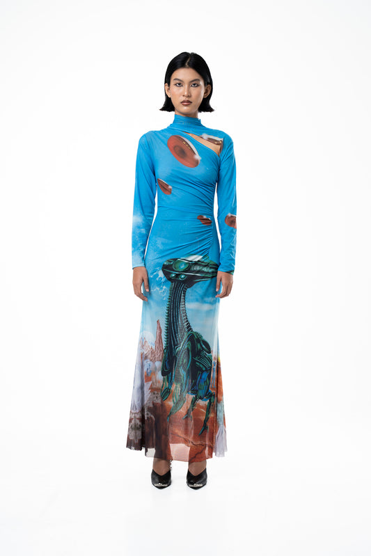 'Dune' Long Dress