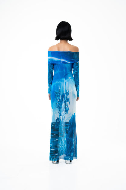 'Neptune' Long Dress