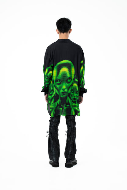 'Matrix' Long Shirt