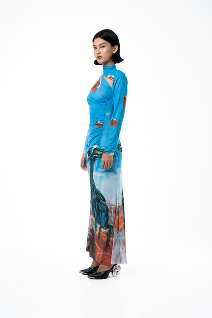 'Dune' Long Dress