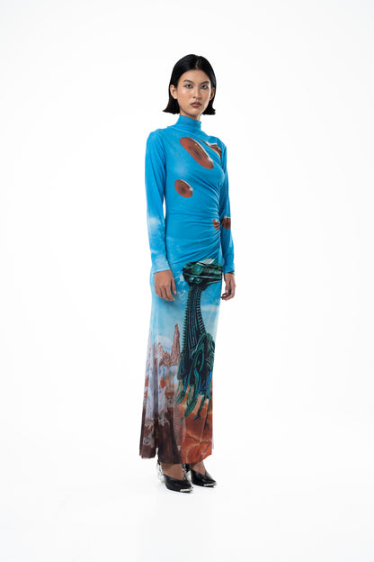 'Dune' Long Dress