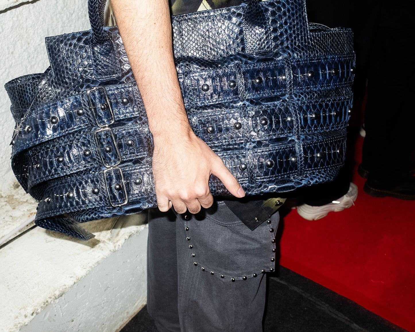 'Voyager' Suede Bag