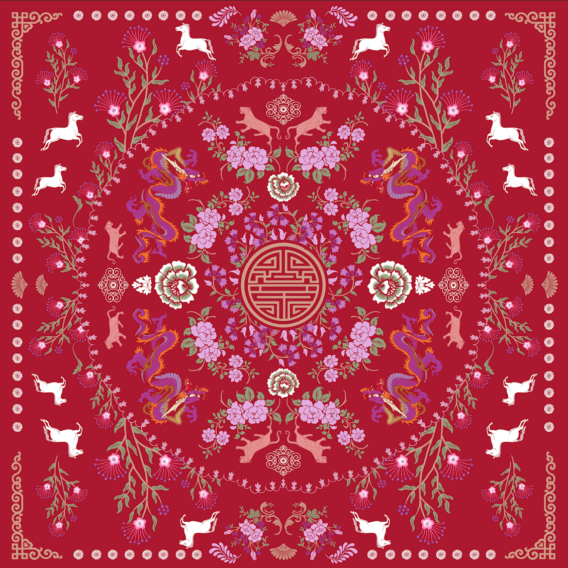 'Irtysh' Scarf With Tassels